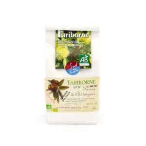 Organic French chestnut stone-ground flour sachet 400g