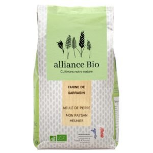 Organic French buckwheat flour stone-ground T110 kraft sachet 1kg